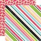 Echo Park Summer Fun Sweet Stripe 12 x 12 Double-Sided Cardstock Paper